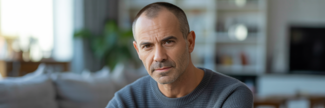 perdita di capelli uomo